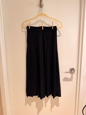 Zimmermann Black Maxi Pleated Skirt - Size XS